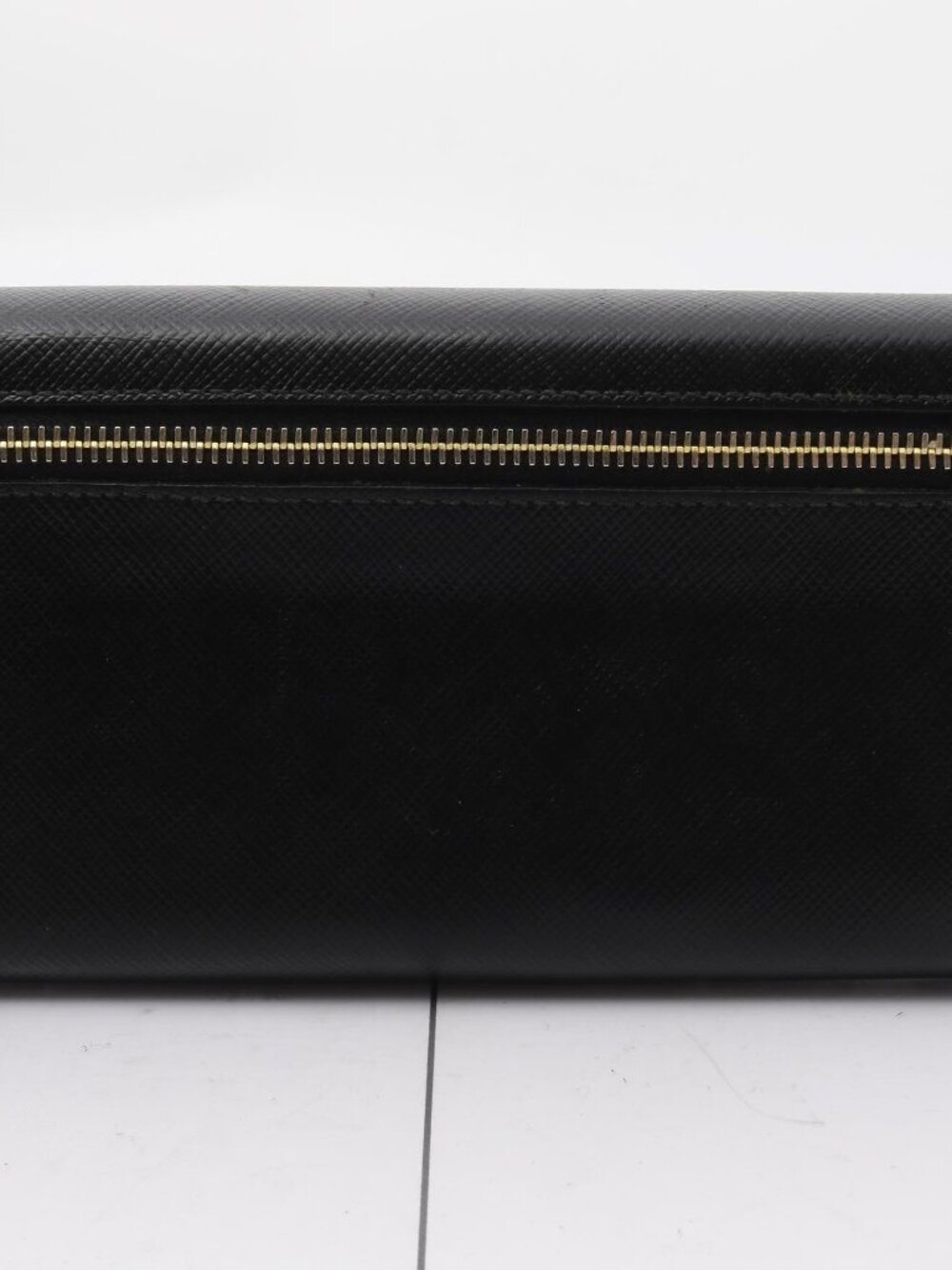 PRADA Saffiano Metal Long Wallet in Black - Picture 2 of 11